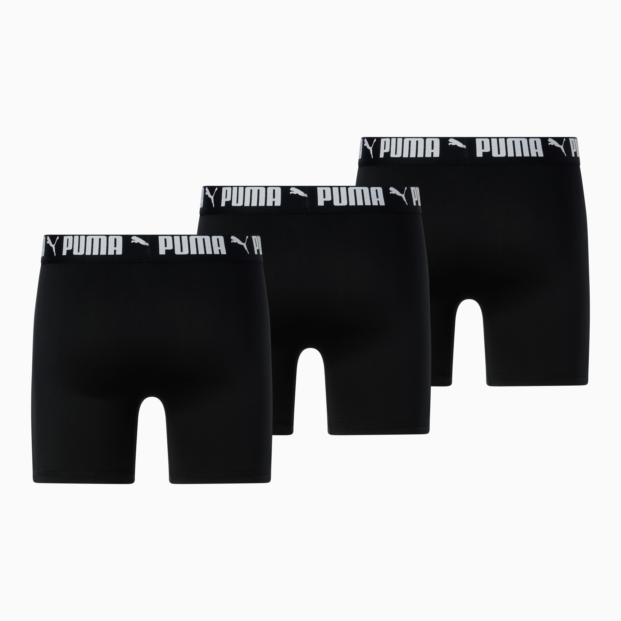 PUMA Men's 4 Pack Active Stretch Boxer Briefs